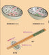 Japanese Ceramic Plate Chopsticks Tableware Set