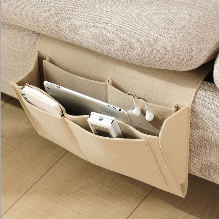 Felt Bedside Storage Bag Student Dormitory Bedside Remote Control Book Storage