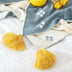 Pure Color Spring And Autumn Sofa Tassel Cotton Blanket