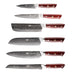 Damascus Chef Knife Set (6 Piece) - Kitchen Essentials - Minihomy