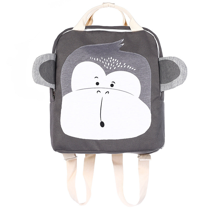 Cartoon Three-dimensional Animal Backpack Children's School Bag - Minihomy