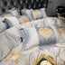 Four-Piece Long-Staple Cotton Cotton Embroidered Quilt Cover Pure Cotton Bedding