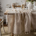 Solid Color Plain Round Tablecloth