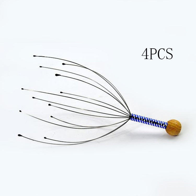 Hair Hair Raising Octopus Scalp Massager Massage Claw Manual Massager Head Massager  Grasper - Minihomy