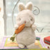 Cute Fluffy Bunny Plushies Stuffed Soft Baby Appease Toy Long Plush Hug Star Carrot Rabbit - Minihomy