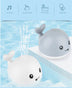 Baby Cute Cartoon Whale Floating Spraying Water Bath Toys With Light Music LED Light Baby Toys - Minihomy