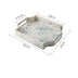 Household Storage Tray Creative Shell Rectangular Storage Tray Decorative Photography Swing Plate - Minihomy