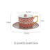 Coffee cup and saucer set home afternoon tea exquisite cup - Minihomy