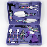 Ten-piece gardening tool set with Carrying Case Gardening Tools Kit
