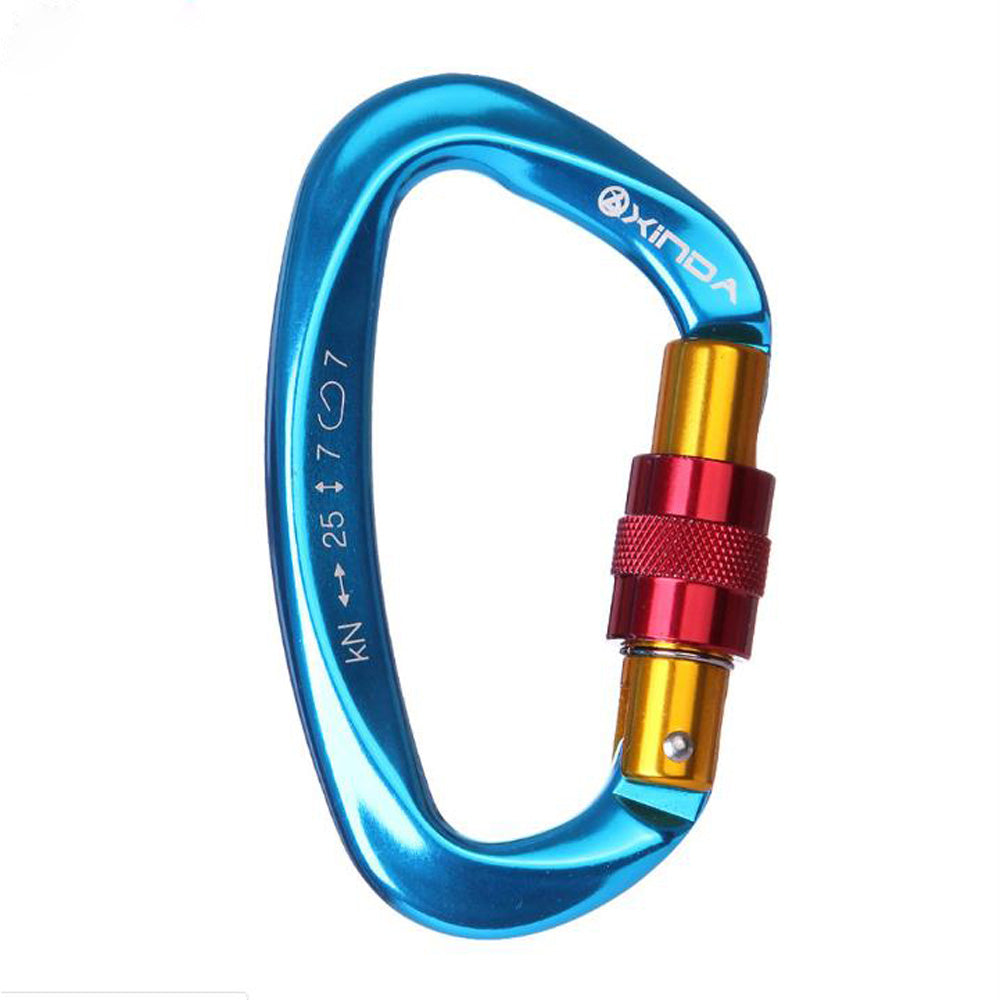 Outdoor Professional Rock Climbing Main Lock Carabiner Small D-Shaped Main Lock - Minihomy