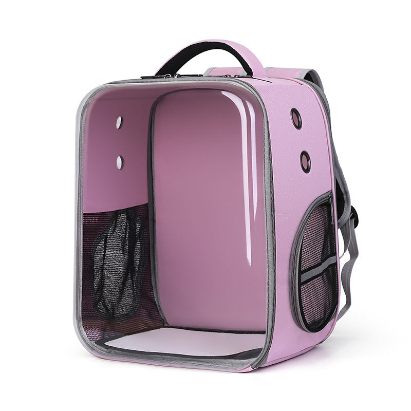 Pet Bag Go Out Portable Panoramic Transparent Large Capacity Breathable Cat Bag Dog Backpack