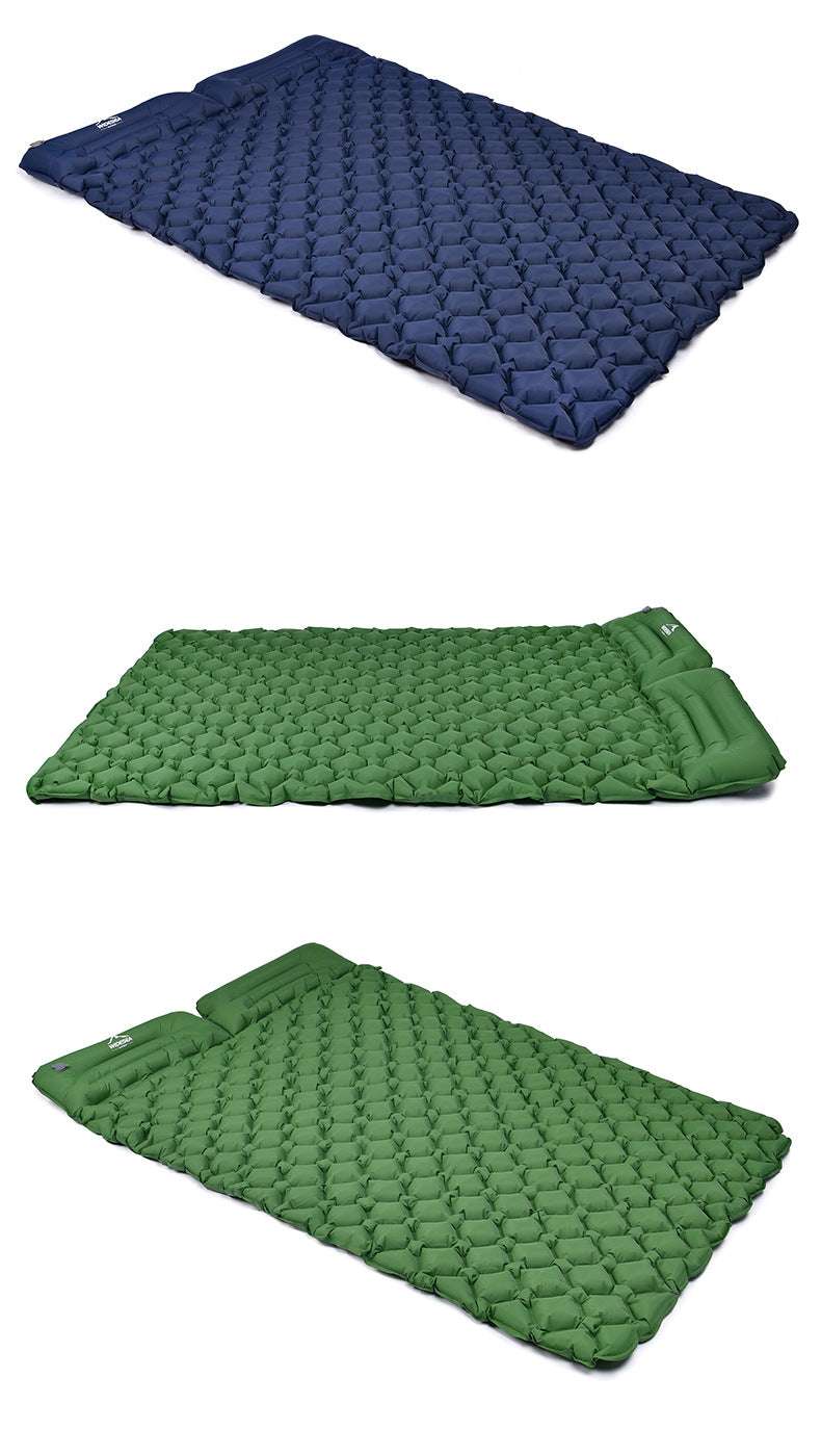 Camping Inflatable Moisture-Proof Mat Double Portable Ultra-Light Mat Quick Inflatable Camping Air Mat - Minihomy