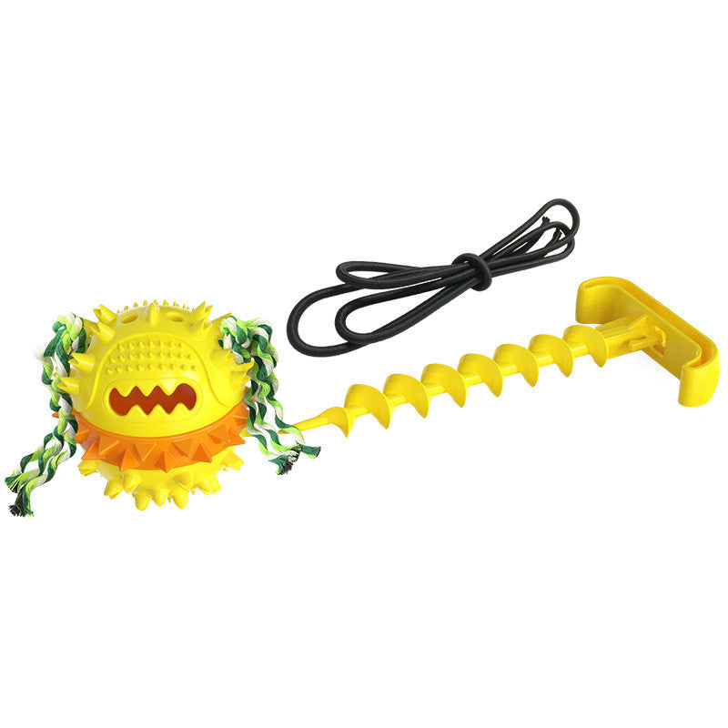 Dog Teething And Bite Resistant Outdoor Strong Draw Rope Ball - Minihomy