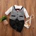 Baby Jumpsuit Spring And Autumn Gentleman Long-Sleeved Baby Clothes - Minihomy