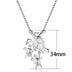 Three Turtles Platinum Opal Ladies Exquisite Necklace