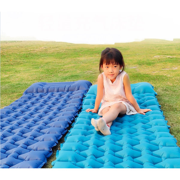 Camping Sleeping Pad Inflatable Air Mattresses Outdoor Mat Furniture Bed Ultralight Cushion Pillow Hiking Trekking - Minihomy