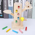 Wooden Woodpecker Catching Insects Early Education For Children