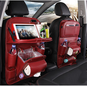 Pad-Bag Organizer Tray Car-Seat Car-Trash-Can Auto-Accessories Foldable Table Travel - Minihomy