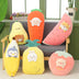 Cute Banana Pillow Carrot Doll Fruit Plush Toy - Minihomy