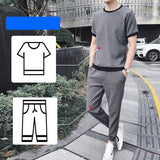 Men'S Summer Trend Set With Handsome Clothes Men'S Casual Linen Suit - Minihomy