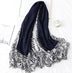 Cotton Scarf Casual Leopard Print Long Gauze Scarf - Minihomy