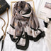 Cotton Scarf Casual Leopard Print Long Gauze Scarf - Minihomy