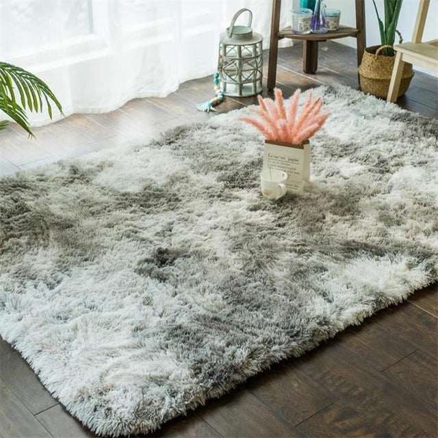 Plush Carpets For Living Room Soft Fluffy Rug Home Decor