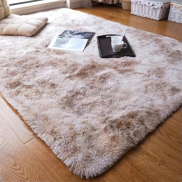 Plush Carpets For Living Room Soft Fluffy Rug Home Decor