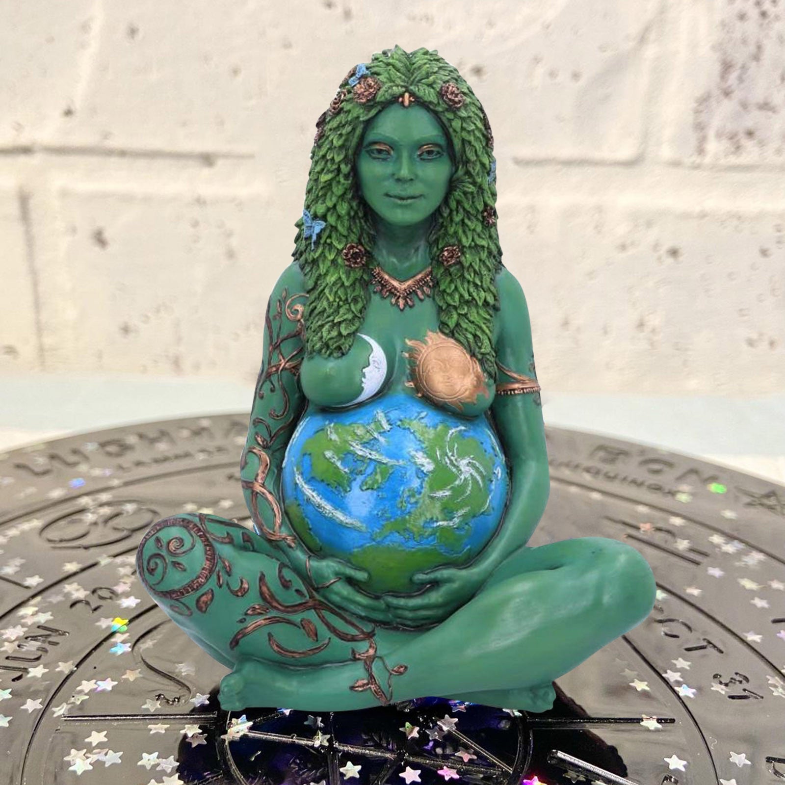 Mother Earth Art Statue Decoration Pendant