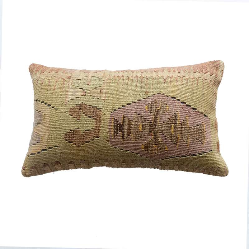 Handmade Wool Woven Bed Pillow Cushion