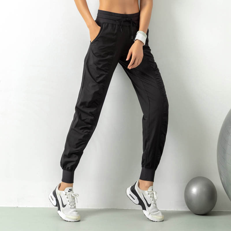 Women Loose Leggings Sports Pants Running Pants Casual Quick-Drying Trousers