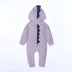 Dinosaur Design Hooded Baby Rompers - Minihomy