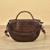 Japanese Hand-Made Vegetable Tanned Leather Woven Bag - Minihomy