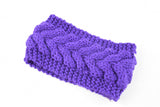 Acrylic Thick Wool Knitted Headband Diagonally Crossed Hair Accessories For Women