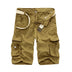 Men's Overalls Summer Camouflage Pants Loose Five Point Pants - Minihomy