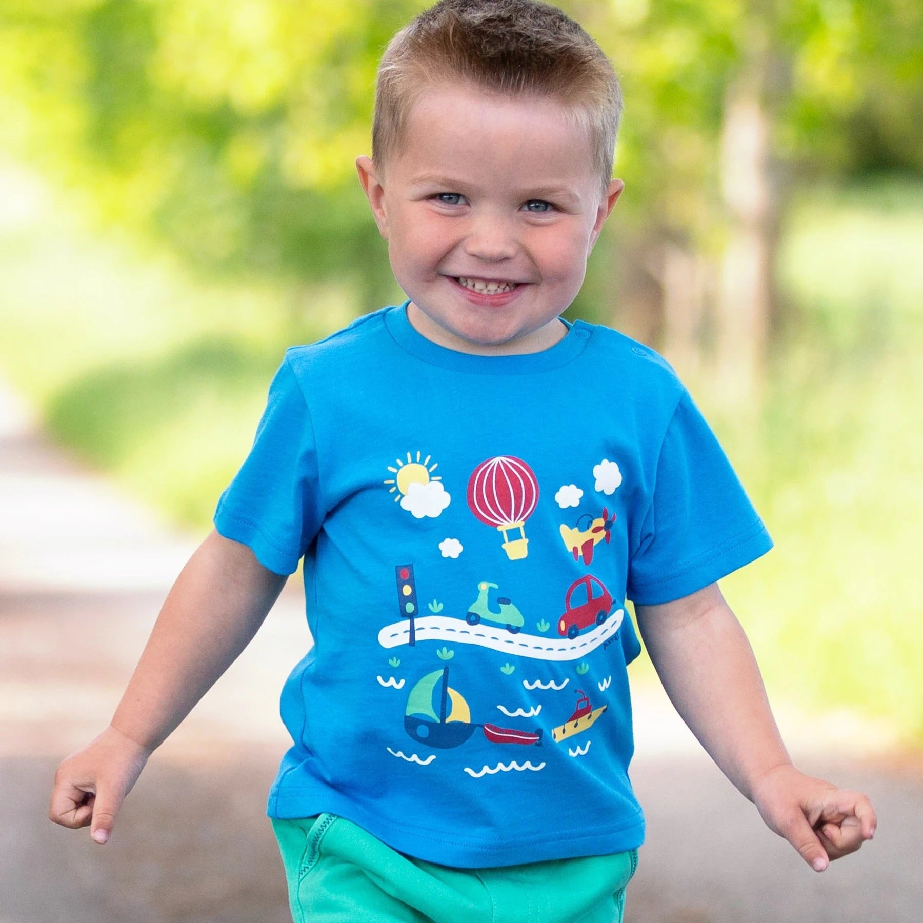 Boys Cotton T-shirt Spring Short-sleeved Children's T-shirt