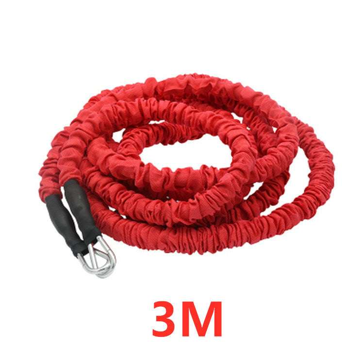 Double resistance band pull rope stretch track and field track and field race force explosive jump - Minihomy