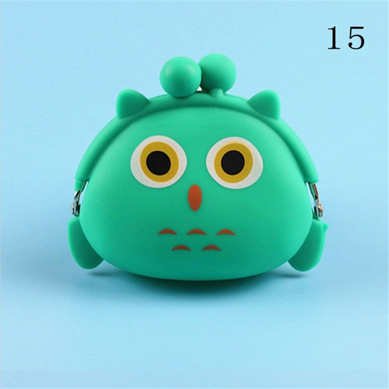 Lovely Girls Silicone Storage Animal Mini Pouch Coin Bags