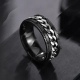 Stainless Steel Personality Men'S Ring