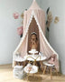 Chiffonx Lace Princess Bed Canopy Mosquito Net Hanging Curtain Baby Indoor Outdoor Play Reading Tent Kids Bedroom Decoration - Minihomy