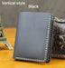 Handmade Vintage Crazy horse Genuine Leather Men Wallet - Minihomy