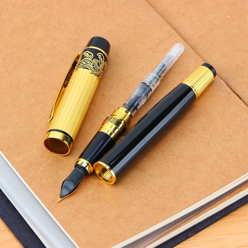 Patterned Orb Pen Metal Fountain Pen - Minihomy