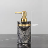 Marble Light Luxury Bathroom Wash Set Simple Five-piece Set