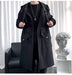 Men's Windbreaker Long Hooded Big Pocket Jacket - Minihomy