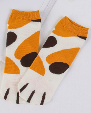 Cat Claw Boat Socks Summer Fresh Lady Student Personality Cute Cat Claw Animal Pattern Socks - Minihomy