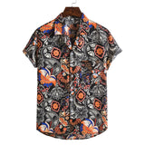 Men Short sleeved beach shirts men - Minihomy