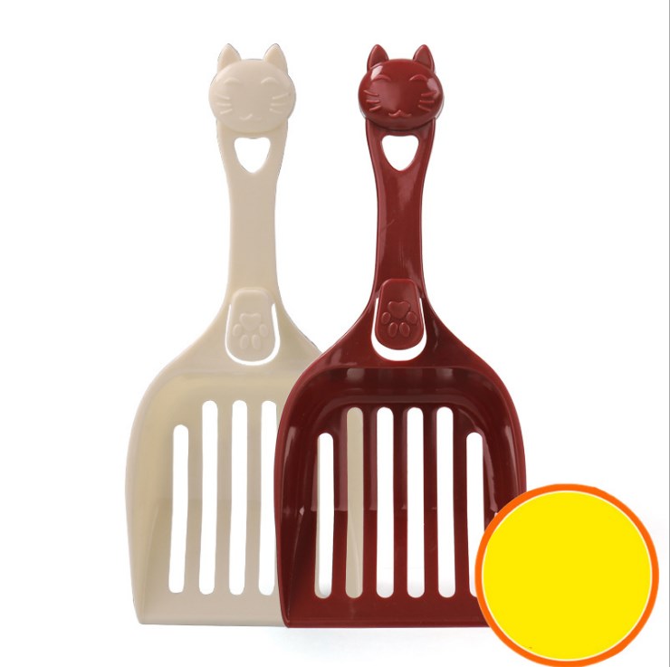 Plastic cat litter shovel