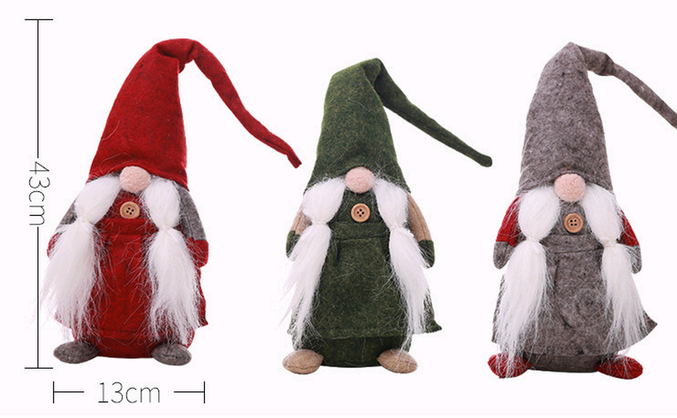 Christmas  small forest beard old man decoration - Minihomy