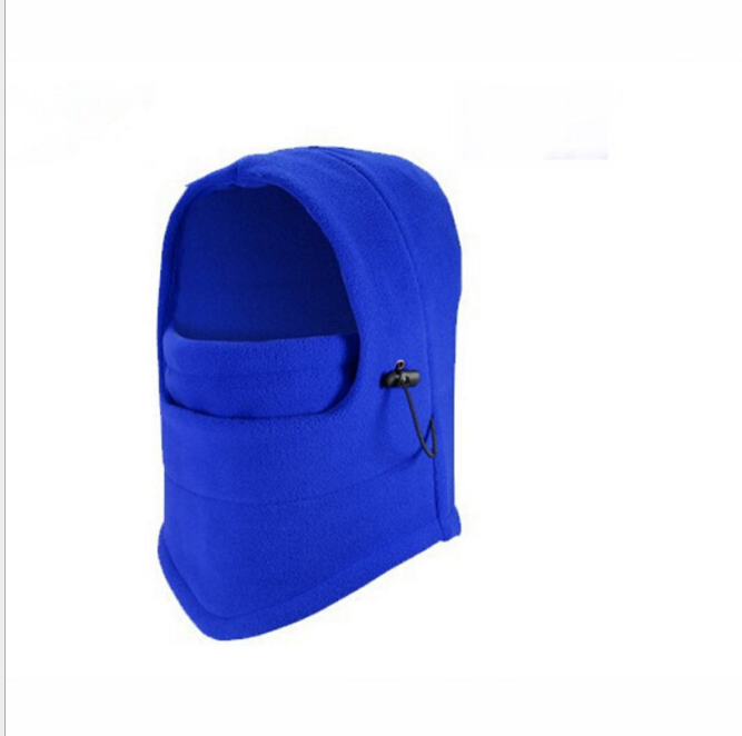 Windproof Hat With Mask Unisex Ski Hat Mens Winter Fleece Wrapped Warm Hat