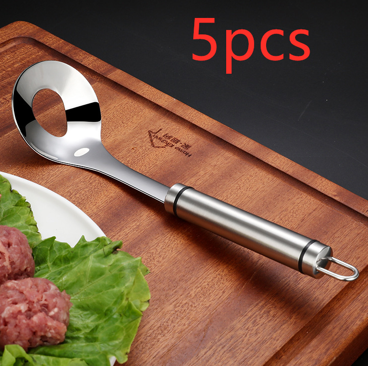 Stainless Steel Pressed Meatball Maker Granules Tool Creative Homemade Lean Meatballs Kitchen Gadgets - Minihomy